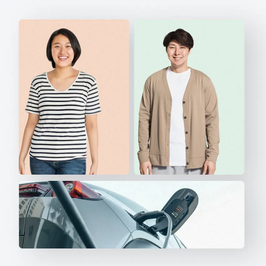Target customer images