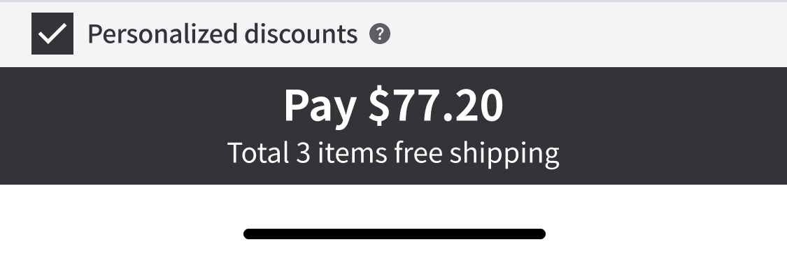 Pay $77.20