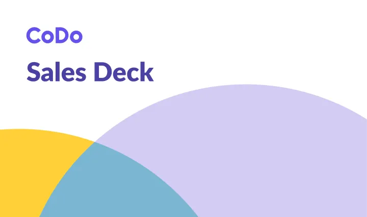 CoDo Sales Deck