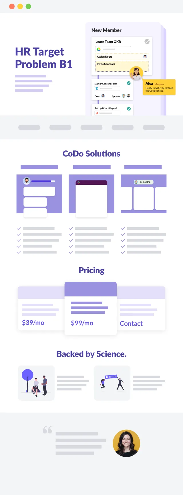 Ideal homepage iteration 2