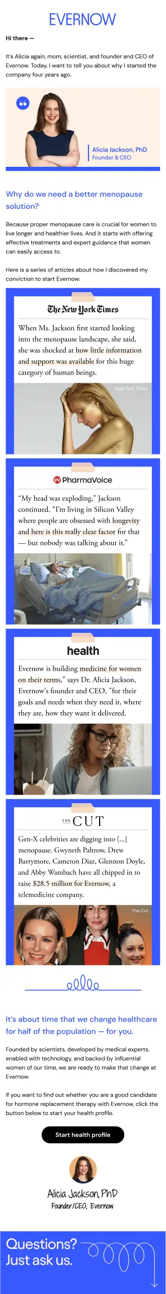 Email S0E02: Why do we need a better menopause solution?