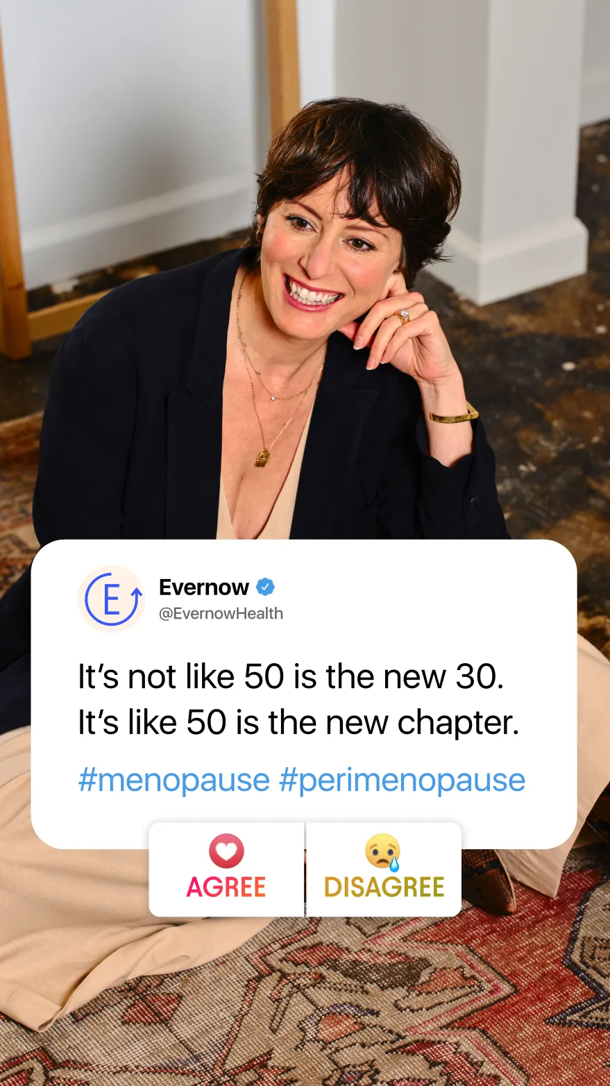 It’s not like 50 is the new 30.
It’s like 50 is the new chapter.
Agree or Disagree?