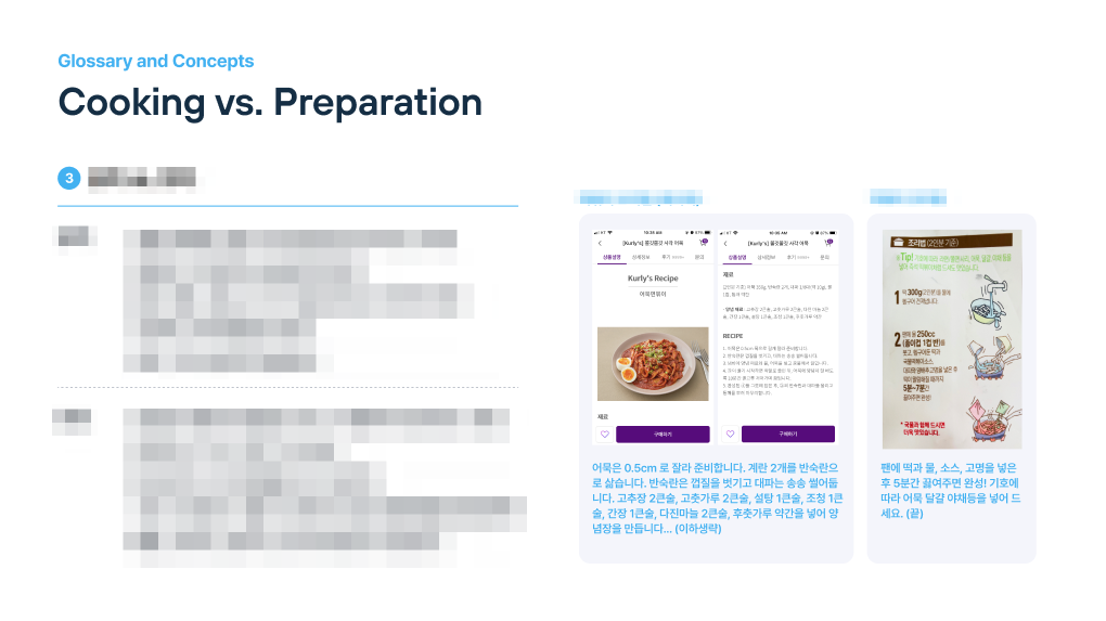 Cooking vs. Preparation