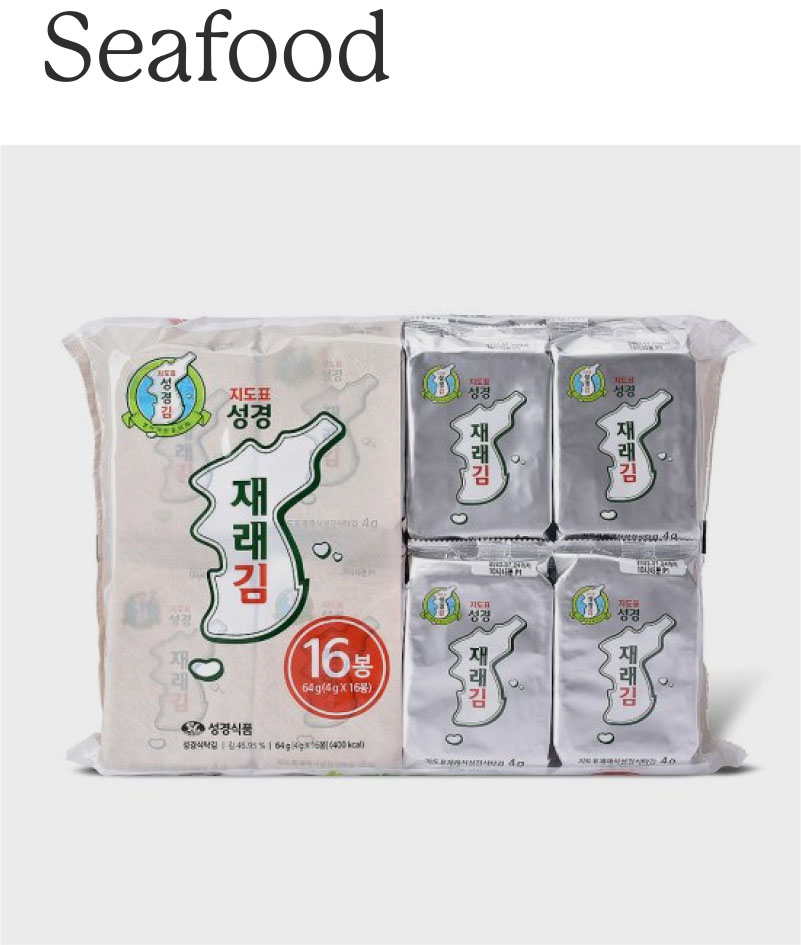 Seafood: Traditional Seaweed 4gX16ct