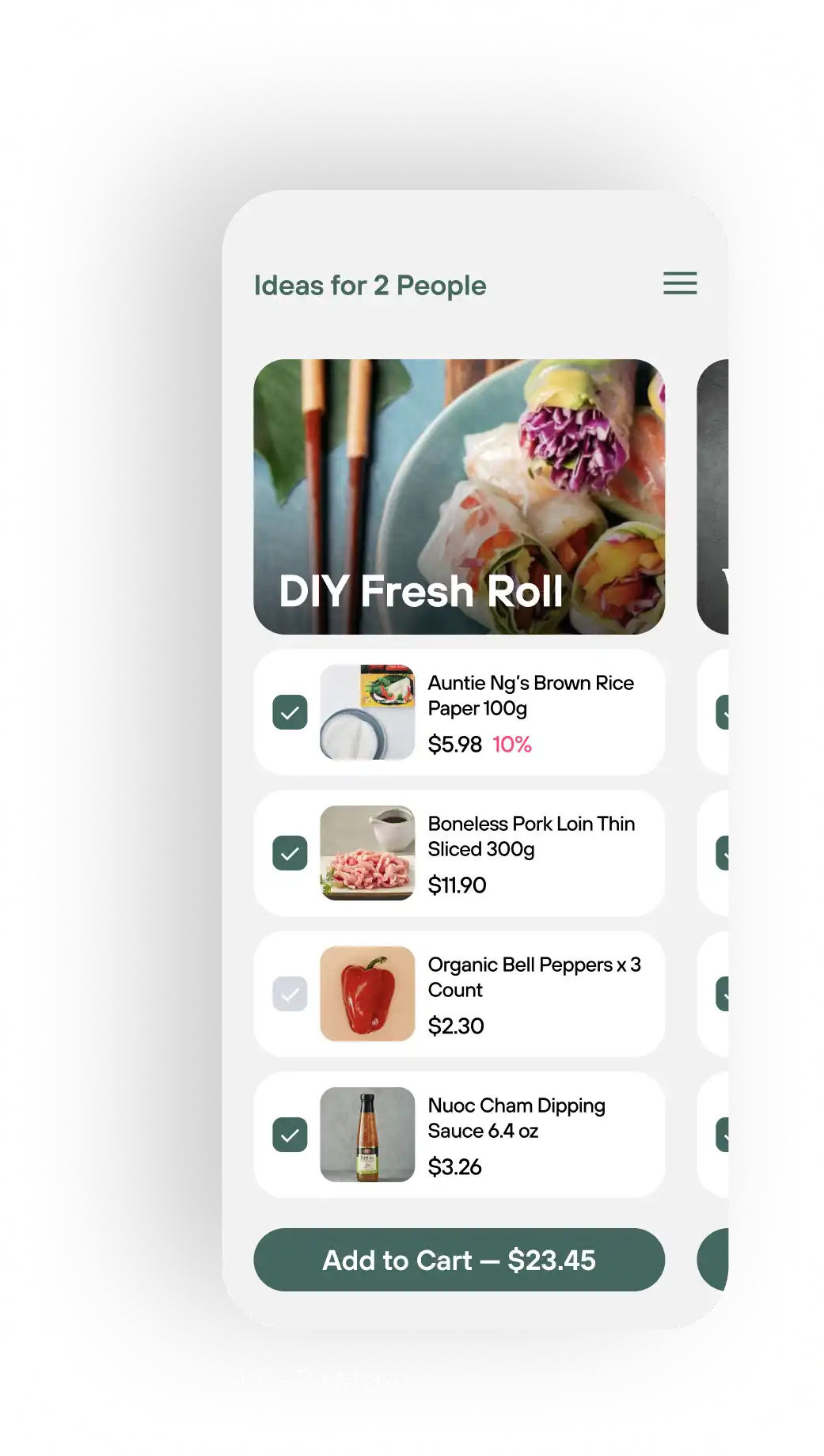 Shop By Menu