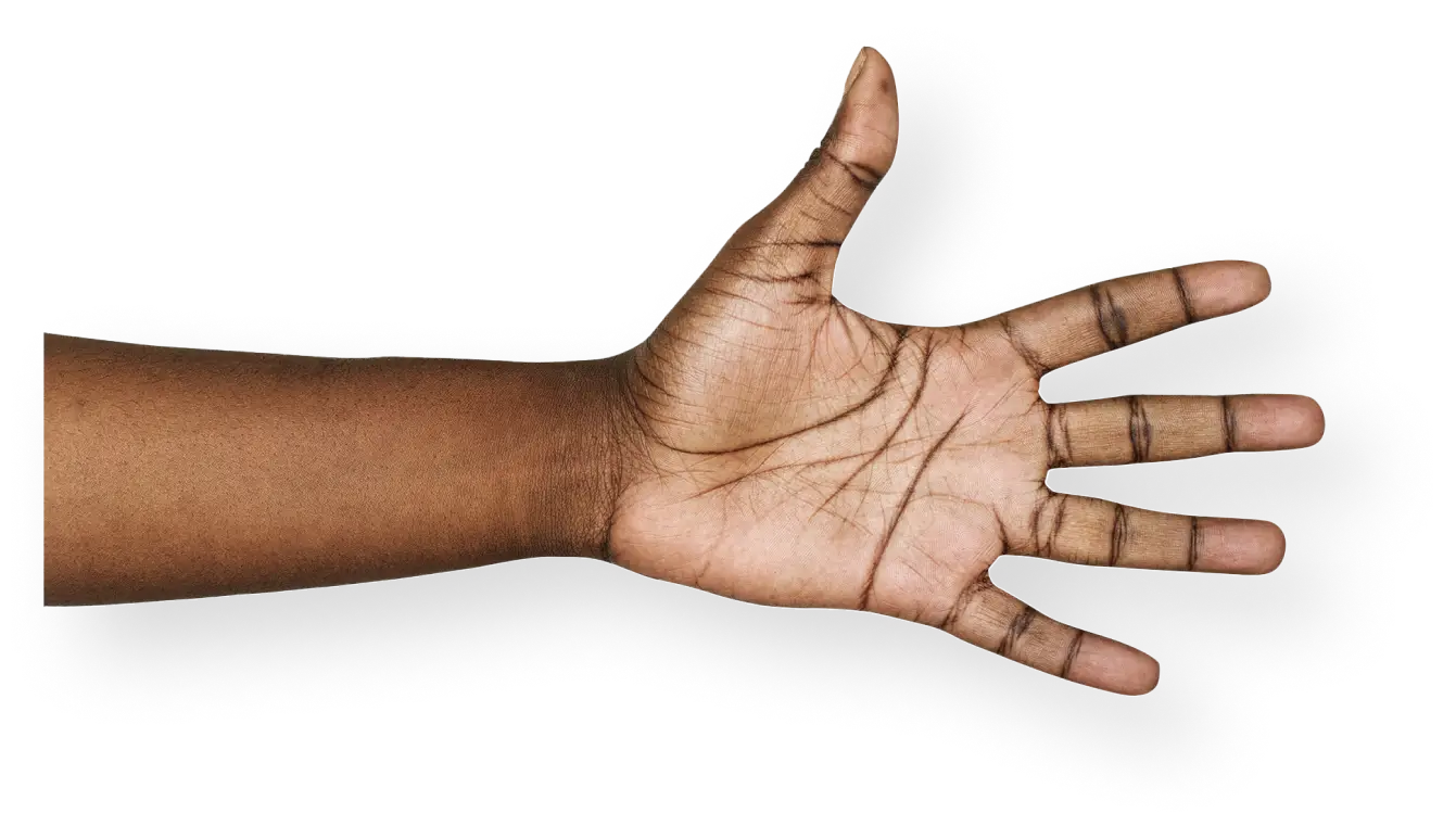 Rock scissor paper hand - Paper